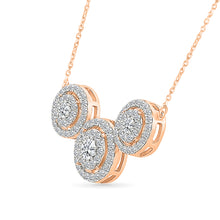 Three Circle Diamond Necklace