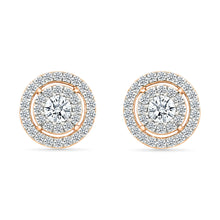 Stylish Gold & Diamond Earrings