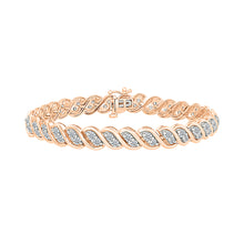 Twirl Gold & Diamond Bracelet