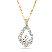 Teardrop Twirl Pendant