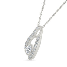 Teardrop Twirl Pendant