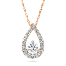 Oval Diamond Pendant