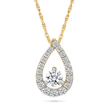 Oval Diamond Pendant