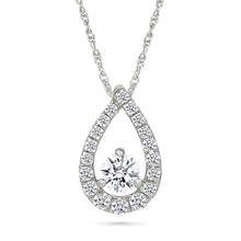Oval Diamond Pendant