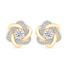 Spiner Gold & Diamond  Earrings