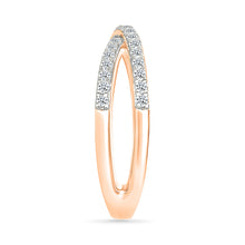 Crisscross Sparkle Diamond Ring