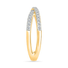 Crisscross Sparkle Diamond Ring