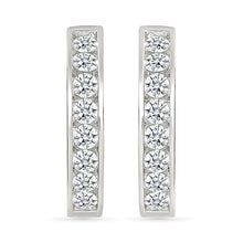 Impressive Gold & Diamond Hoops Earrings