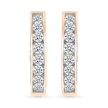 Dazzling Diamond Hoop Earrings