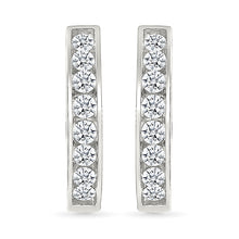 Dazzling Diamond Hoop Earrings