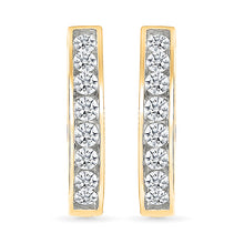 Dazzling Diamond Hoop Earrings