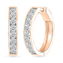 Dazzling Diamond Hoop Earrings