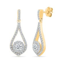 Fragrance Gold & Diamond Earrings