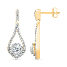 Fragrance Gold & Diamond Earrings