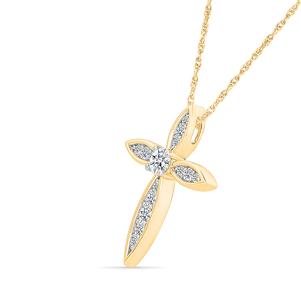 Spirituality Gold & Diamond Pendant