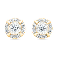 Celestial Sparkle Diamond Cluster Earrings