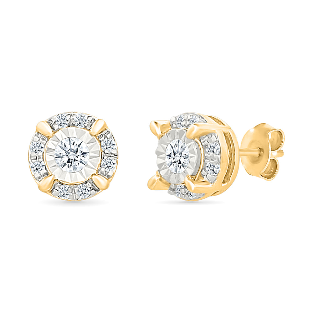 Celestial Sparkle Diamond Cluster Earrings