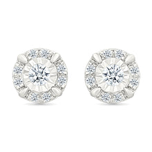 Celestial Sparkle Diamond Cluster Earrings