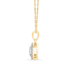 Petite Halo Diamond Pendant
