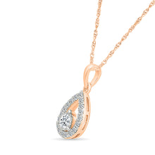 Teardrop Diamond Sparkle Pendant