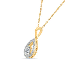 Teardrop Diamond Sparkle Pendant