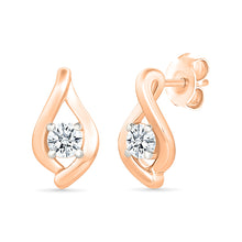 Autumn Bloom Gold & Diamond  Earrings