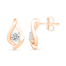 Autumn Bloom Gold & Diamond  Earrings