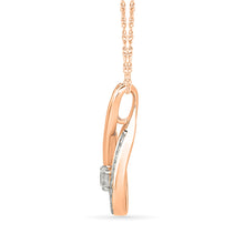 Twinkling Teardrop Diamond Pendant