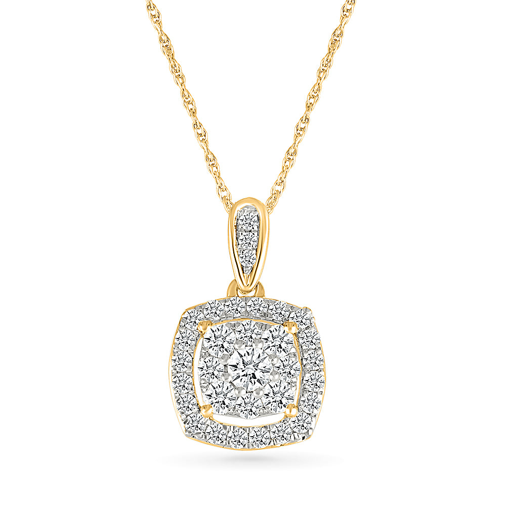 Classic Starlight Cushion Pendant
