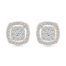Dazzling Cluster Diamond Earrings