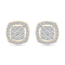 Dazzling Cluster Diamond Earrings