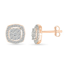 Dazzling Cluster Diamond Earrings