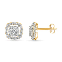 Dazzling Cluster Diamond Earrings