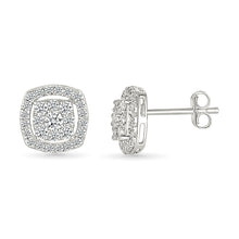 Dazzling Cluster Diamond Earrings