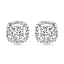 Dazzling Cluster Diamond Earrings