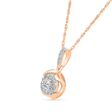 Floral Charm Diamond Pendant