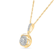 Floral Charm Diamond Pendant