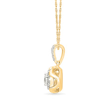 Floral Charm Diamond Pendant