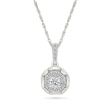 Floral Charm Diamond Pendant
