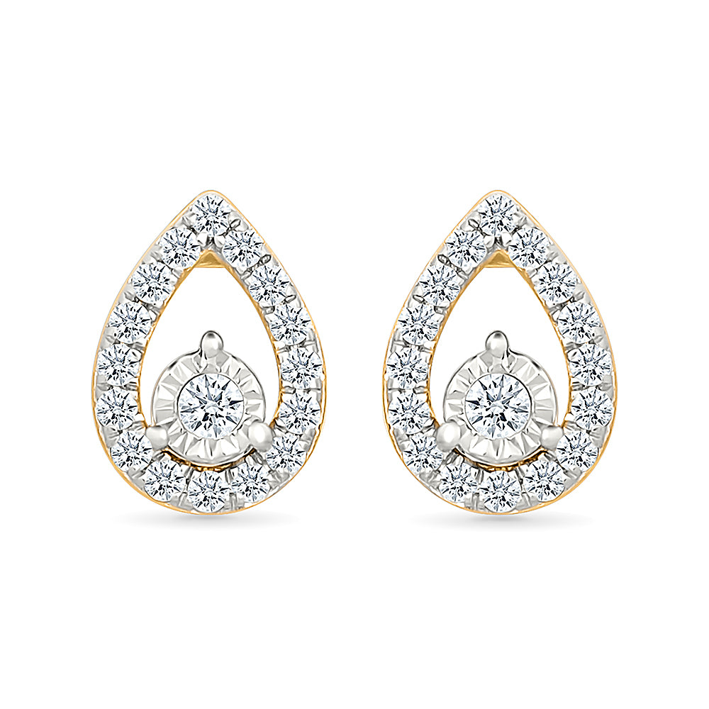 Leila Gold & Diamond Earrings