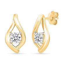 Veritate Gold & Diamond Earrings