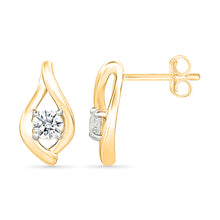 Veritate Gold & Diamond Earrings