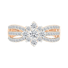 Fragrance Floral Gold & Diamond Ring