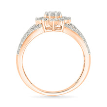 Fragrance Floral Gold & Diamond Ring