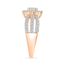 Fragrance Floral Gold & Diamond Ring