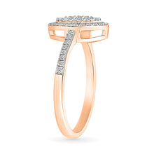 Petite Oval Cluster Diamond Ring