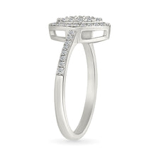 Petite Oval Cluster Diamond Ring