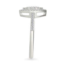 Petite Oval Cluster Diamond Ring