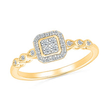 Majestic Glittering Gold & Diamond Ring