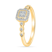 Majestic Glittering Gold & Diamond Ring